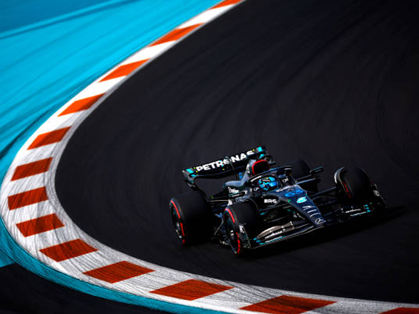 George Russell Puas dengan Performa Mercedes di Kualifikasi GP Miami