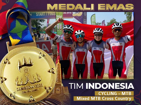 Indonesia Tambah Emas Kesembilan di SEA Games 2023 dari Cabor Cycling - MTB
