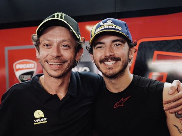 Francesco Bagnaia, Valentino Rossi