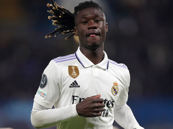 Gelandang Real Madrid, Eduardo Camavinga.