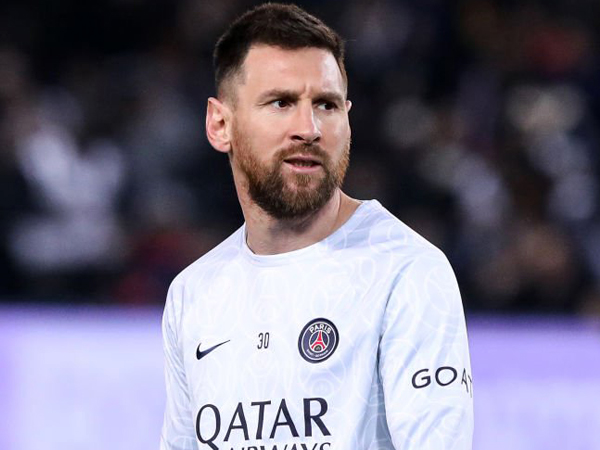 Penyerang PSG, Lionel Messi.