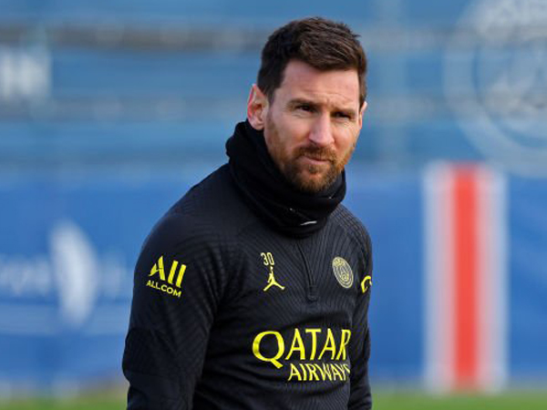 Penyerang PSG, Lionel Messi.