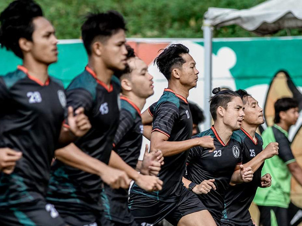 Latihan fisik PSS Sleman menggunakan metode Yoyo