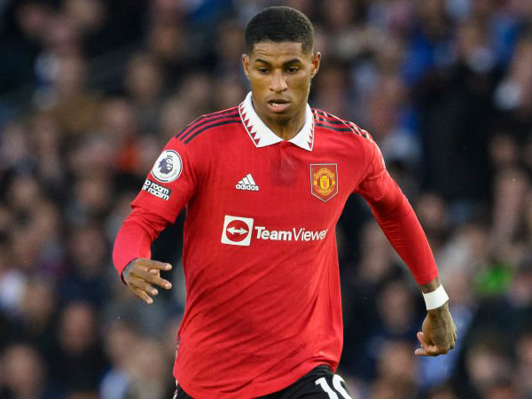 Penyerang Manchester United, Marcus Rashford.
