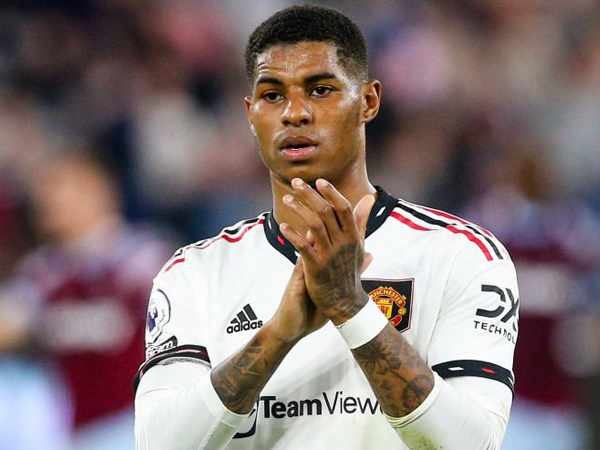Penyerang Manchester United, Marcus Rashford.