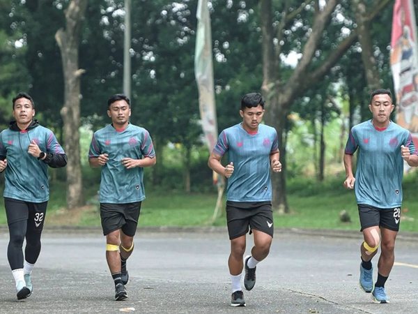 Latihan fisik Persikabo 1973