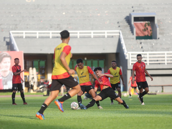 Latihan skuat Borneo FC jelang Liga 1 Indonesia musim depan