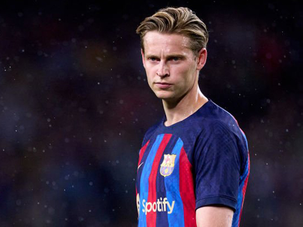 Gelandang Manchester United, Frenkie de Jong.