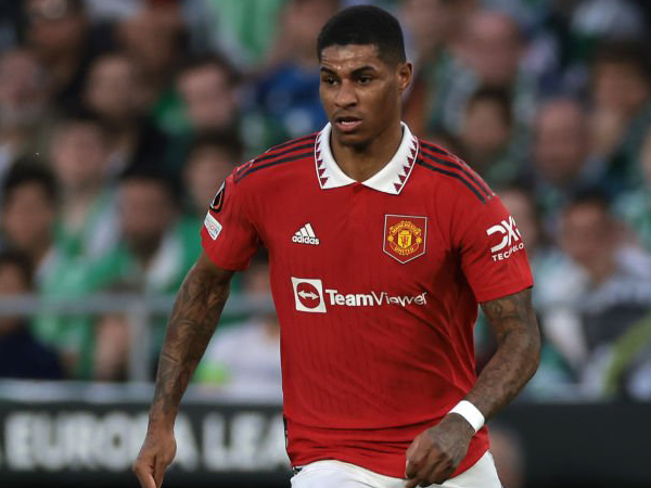 Penyerang Manchester United, Marcus Rashford.