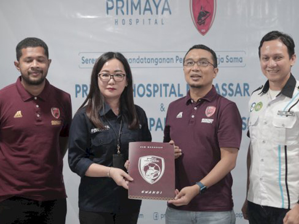 Penandatanganan kerja sama antara PSM Makassar dan RS Primaya Hospital