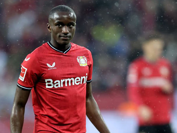 Penyerang Bayer Leverkusen, Moussa Diaby.
