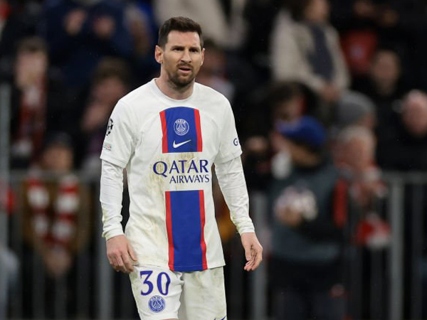 Penyerang PSG, Lionel Messi.