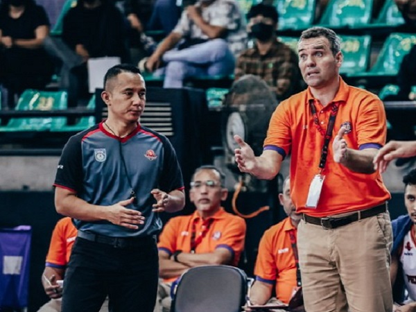 Pelatih Pelita Jaya Basketball Djordje Jovicic.