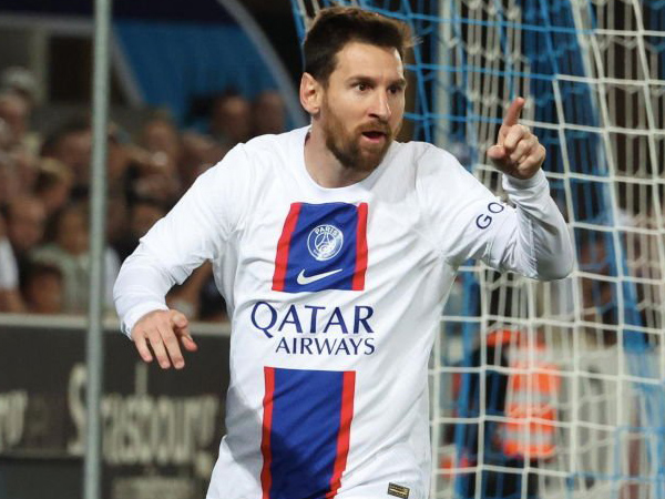 Penyerang PSG, Lionel Messi.