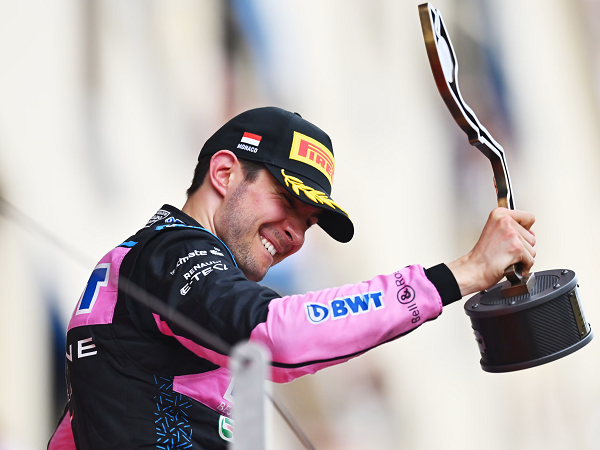 Esteban Ocon bahagia finish ketiga di GP Monako.