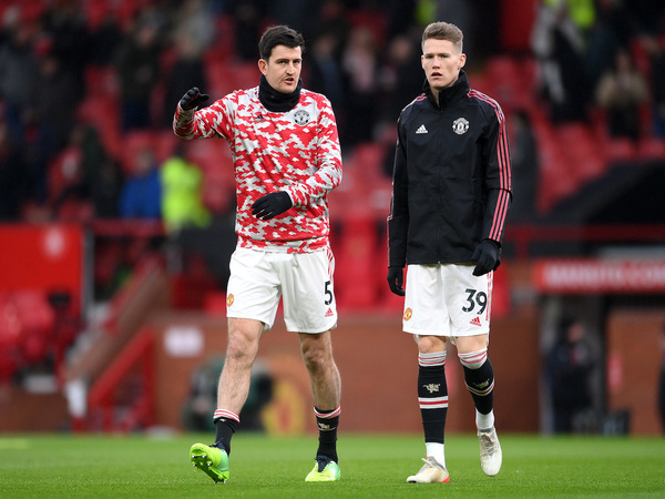 Harry Maguire dan Scott McTominay menjadi dua dari empat nama yang disarankan oleh Rio Ferdinand untuk dilepas Manchester United pada musim panas ini / via Getty Images