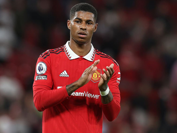 Penyerang Manchester United, Marcus Rashford.