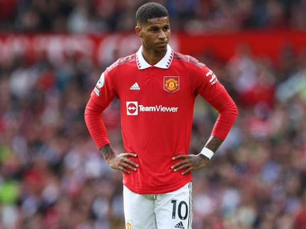 Penyerang Manchester United, Marcus Rashford.