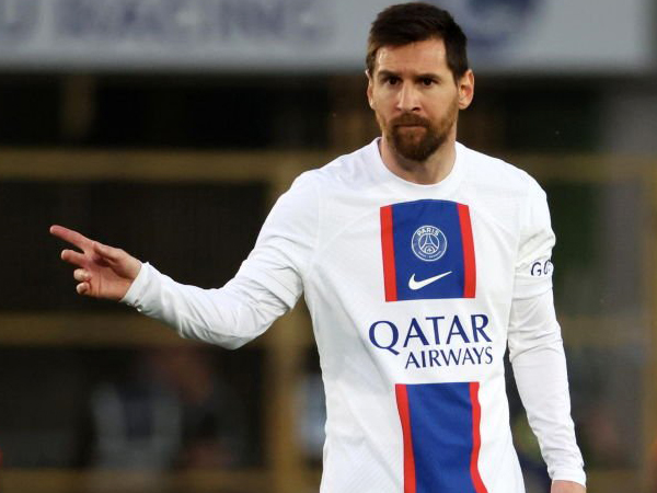 Penyerang PSG, Lionel Messi.