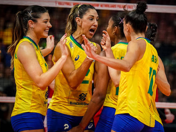 VNL 2023: Ana Cristina Jadi Bintang, Brasil Menang Mudah Atas Belanda