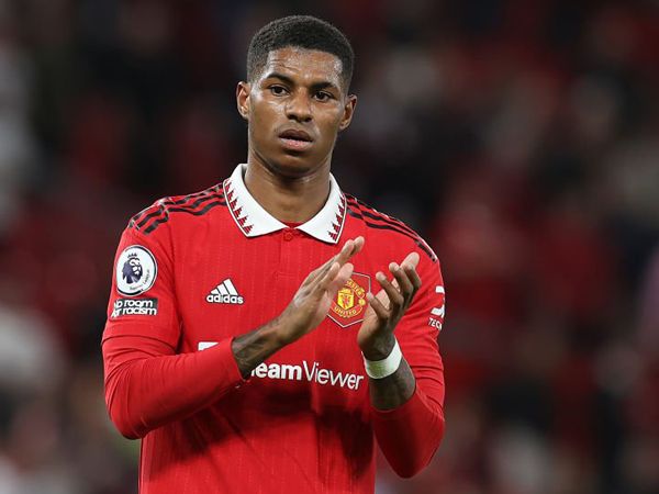 Penyerang Manchester United, Marcus Rashford.