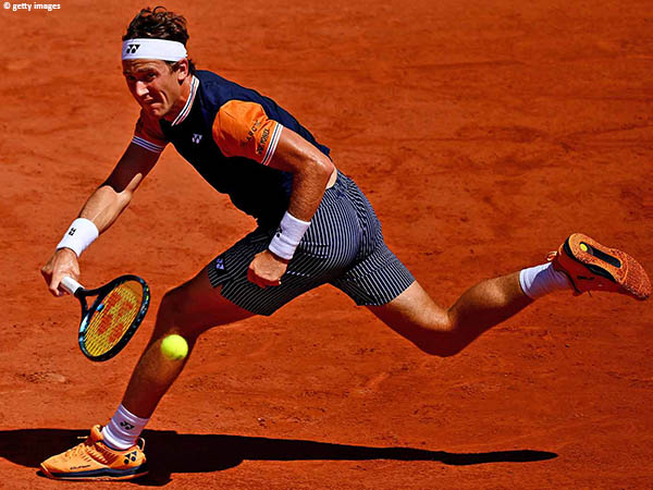 Hasil French Open: Casper Ruud Hentikan Laju Giulio Zeppieri