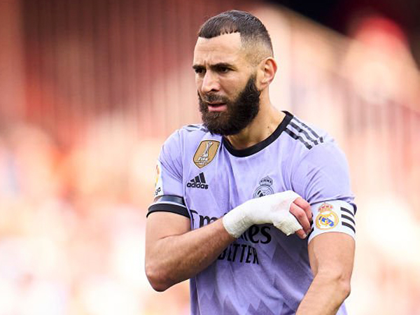 Penyerang Real Madri, Karim Benzema.