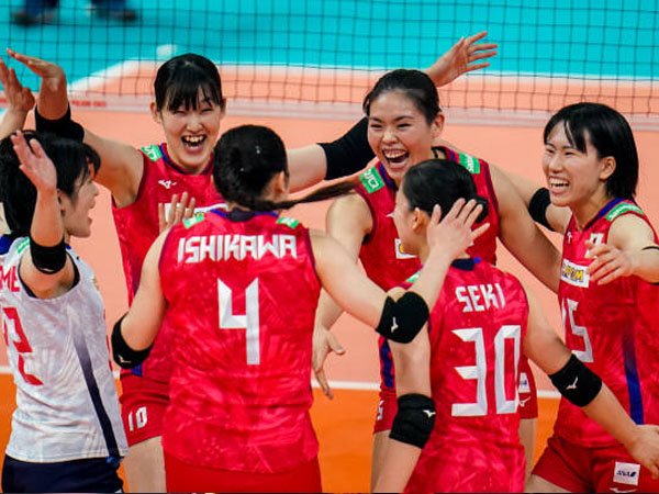 VNL 2023: Jepang Berhasil Menang Mudah Atas Kroasia