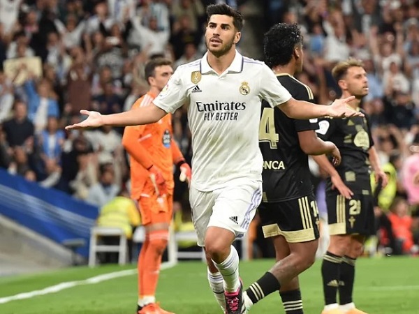 Pemain depan Real Madrid, Marco Asensio. (lmages: Getty)