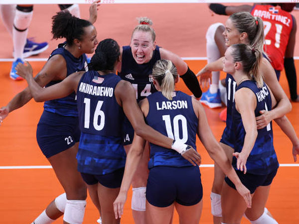 VNL 2023: Micha Hancock Jadi Bintang, Amerika Serikat Kalahkan Italia