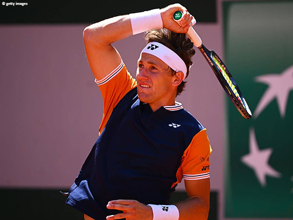 Hasil French Open: Casper Ruud Tak Biarkan Zhang Zhizhen Melangkah Lebih Jauh