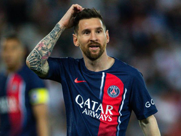 Penyerang PSG, Lionel Messi.