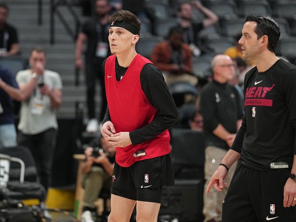 Tyler Herro belum bisa comeback di game 2 lawan Nuggets.