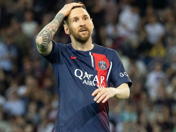 Penyerang PSG, Lionel Messi.