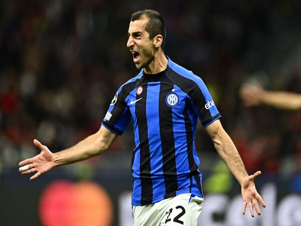 Henrikh Mkhitaryan menyebut pertarungan di lini tengah akan menjadi faktor penentu di laga final Liga Champions antara Inter Milan vs Manchester City / via Getty Images