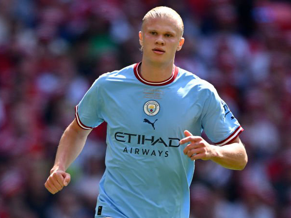 Striker Manchester City, Erling Haaland.