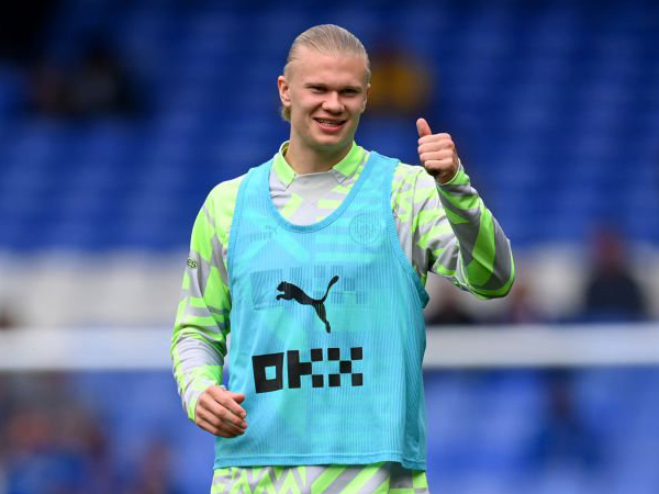 Striker Manchester City, Erling Haaland.
