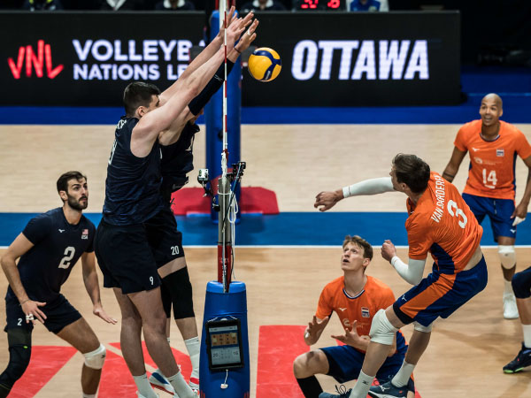 VNL 2023: Jalani Laga yang Menjanjikan, Amerika Serikat Kalahkan Belanda