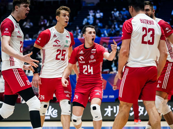 VNL 2023: Karol Butryn Bawa Polandia Libas Prancis