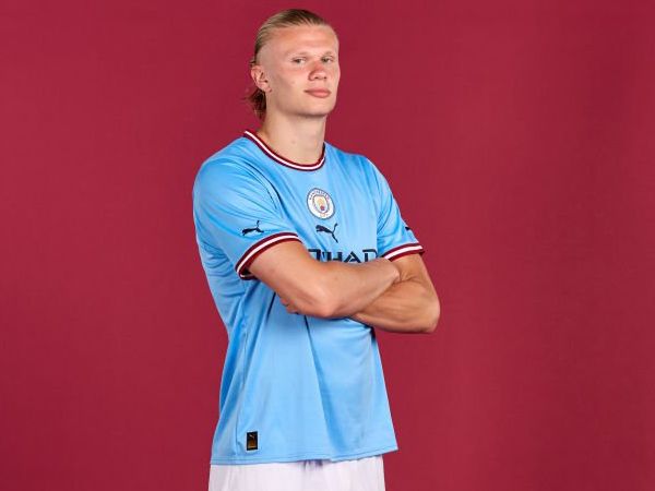 Striker Manchester City, Erling Haaland.