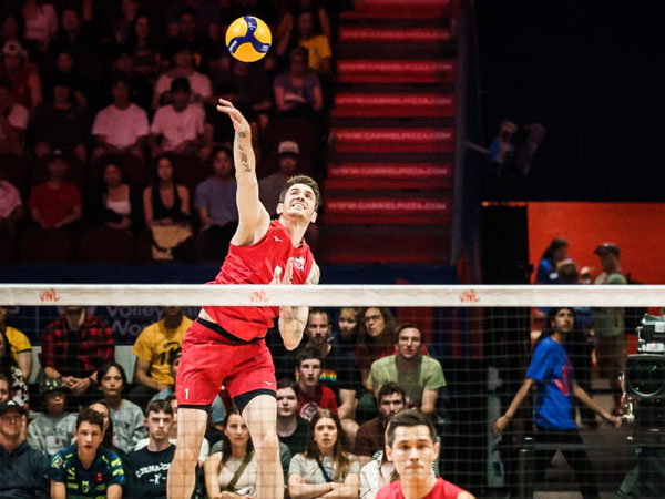 VNL 2023: Matt Anderson Tampil Solid, Amerika Serikat Taklukkan Kanada