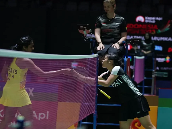 Gregoria Mariska Tunjung kecewa tampil kurang maksimal di Indonesia Open 2023.