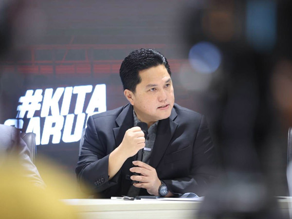 Ketua Umum PSSI, Erick Thohir ingatkan wasit Liga 1 dan Liga 2