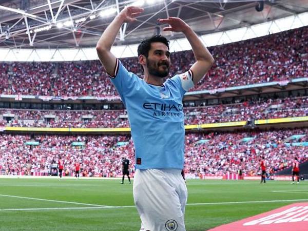 Kapten Manchester City, Ilkay Gundogan.