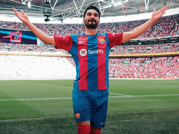 Gelandang Barcelona, Ilkay Gundogan.