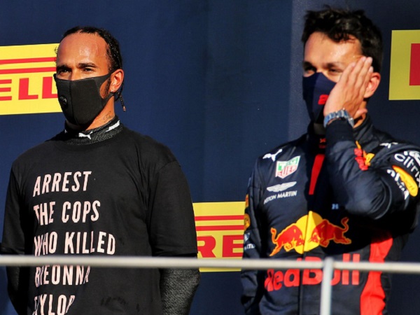 Alex Albon, Lewis Hamilton