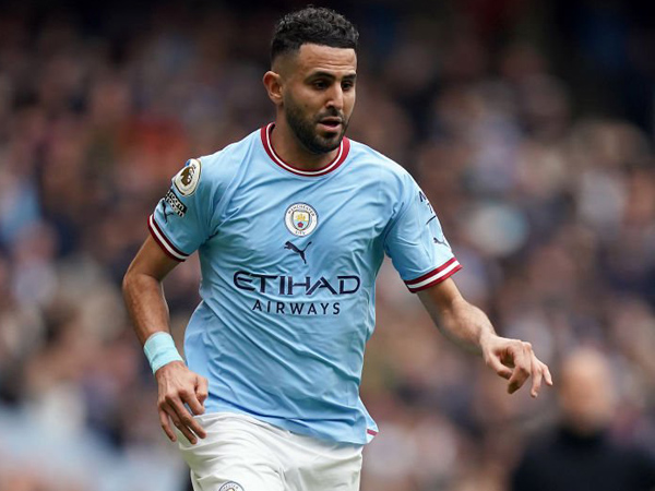 Winger Manchester City, Riyad Mahrez.