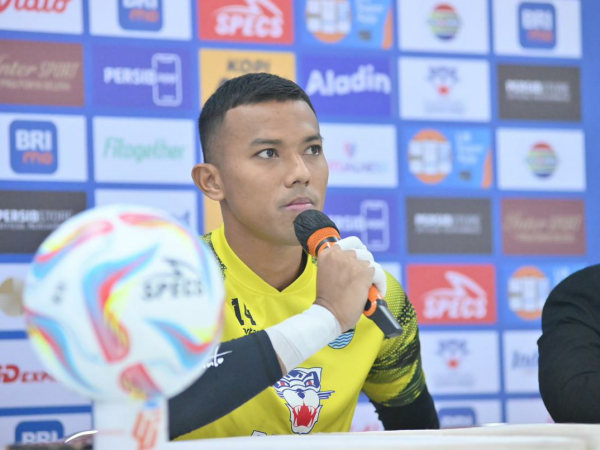 Teja Paku Alam dalam jumpa pers jelang laga