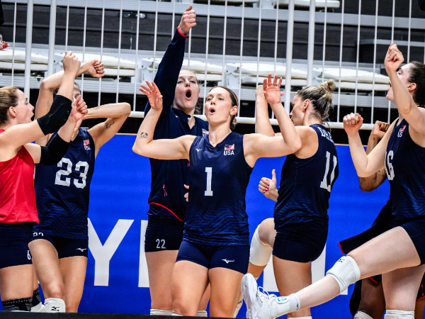 VNL 2023: Kalahkan Jerman, Amerika Serikat Puncaki Klasemen