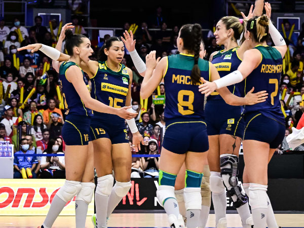 VNL 2023: Brasil Bungkam Tuan Rumah Thailand di Bangkok